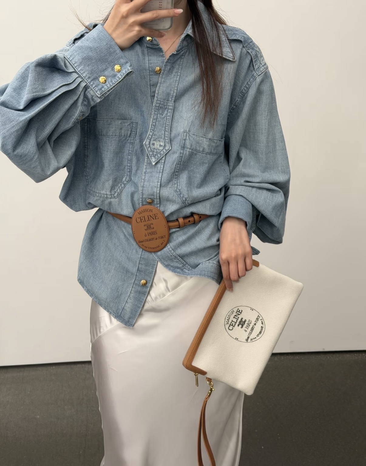 折扣✨新款🆕訂貨🍒Celine small pouch   Size 25x17.5cm