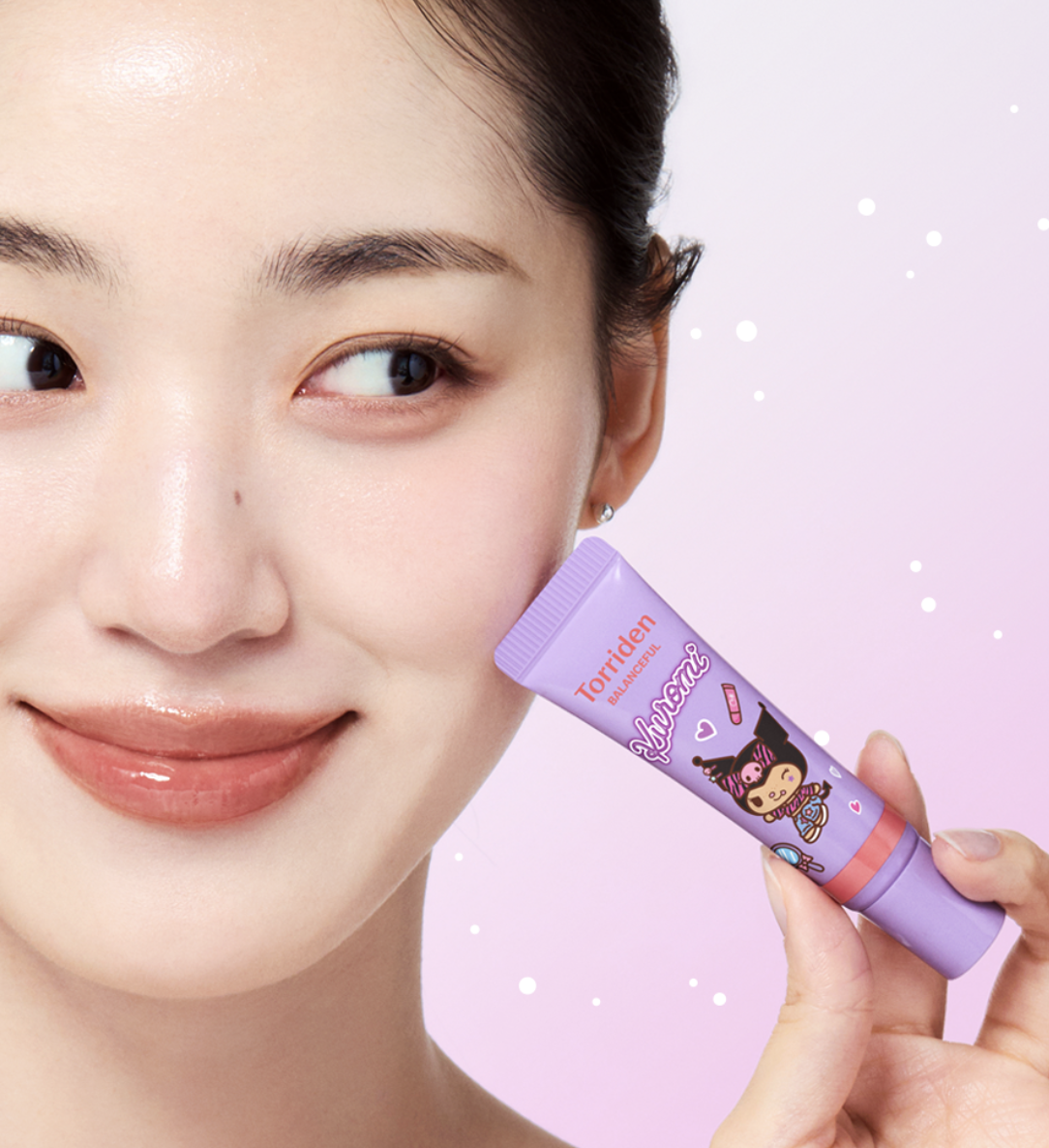 韓國 Torriden X SANRIO 乘聯 水光玻璃 有色唇部精華 + 送KUROMI / My MELODY 蓋帽｜Balanceful Color Care Lip Essence