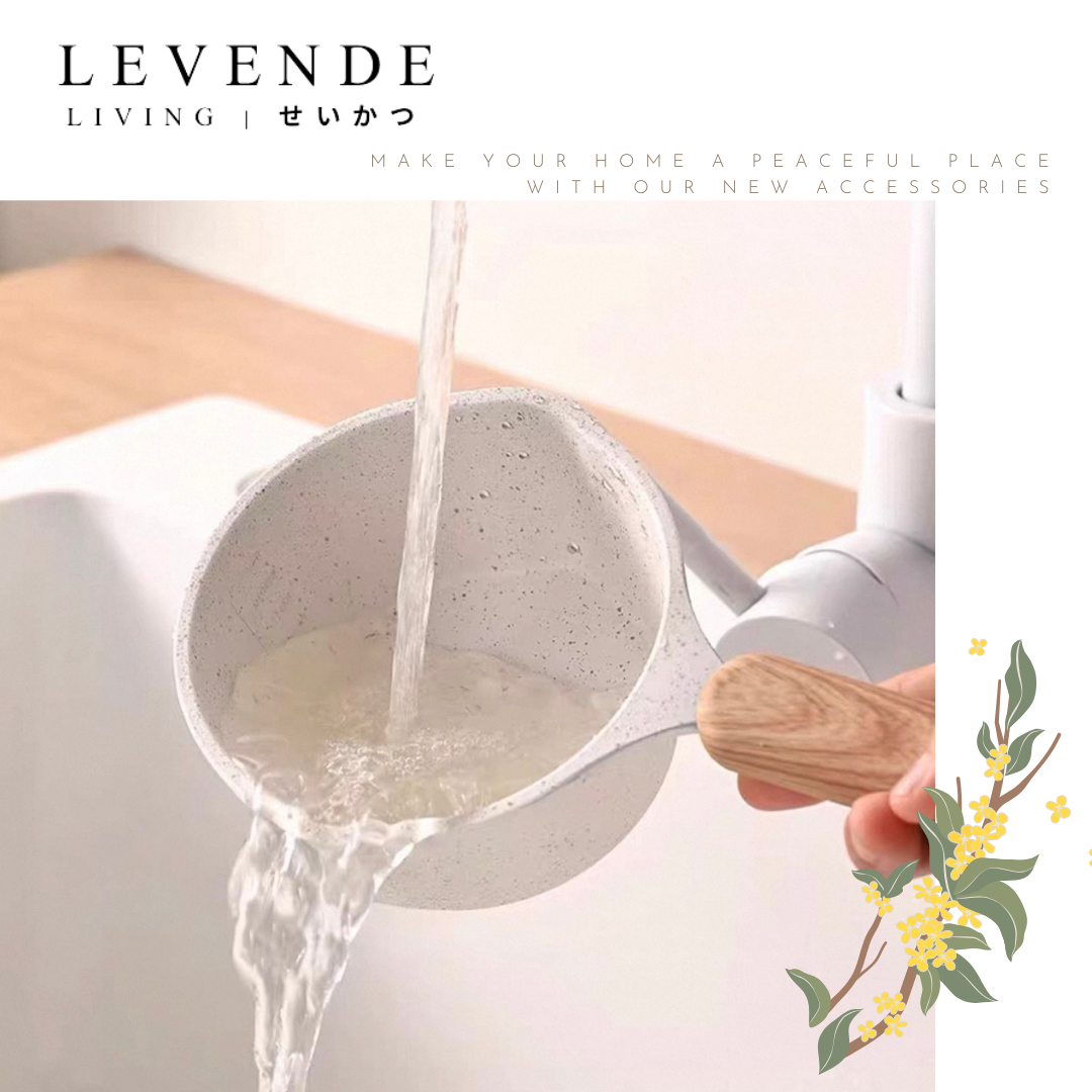 Levende 麥飯石迷你煮醬潑油小鍋