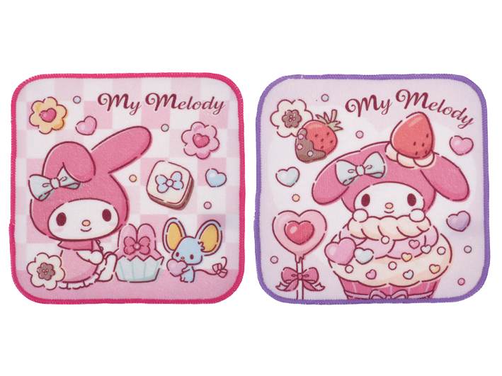 My Melody Mini Towel (2 pcs/ pack) 迷你方巾2條裝