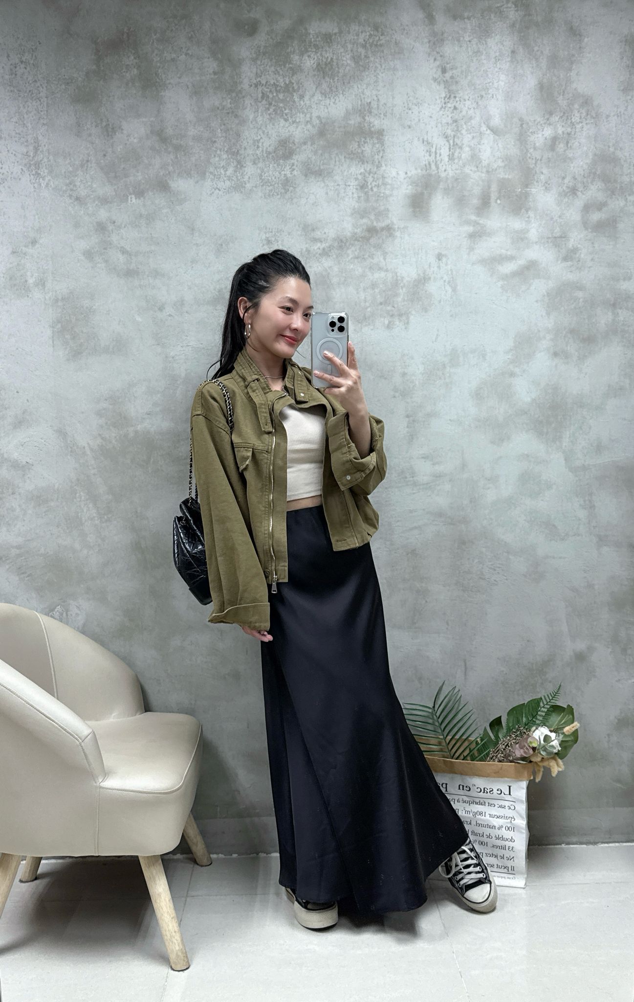 洗水牛仔布外套