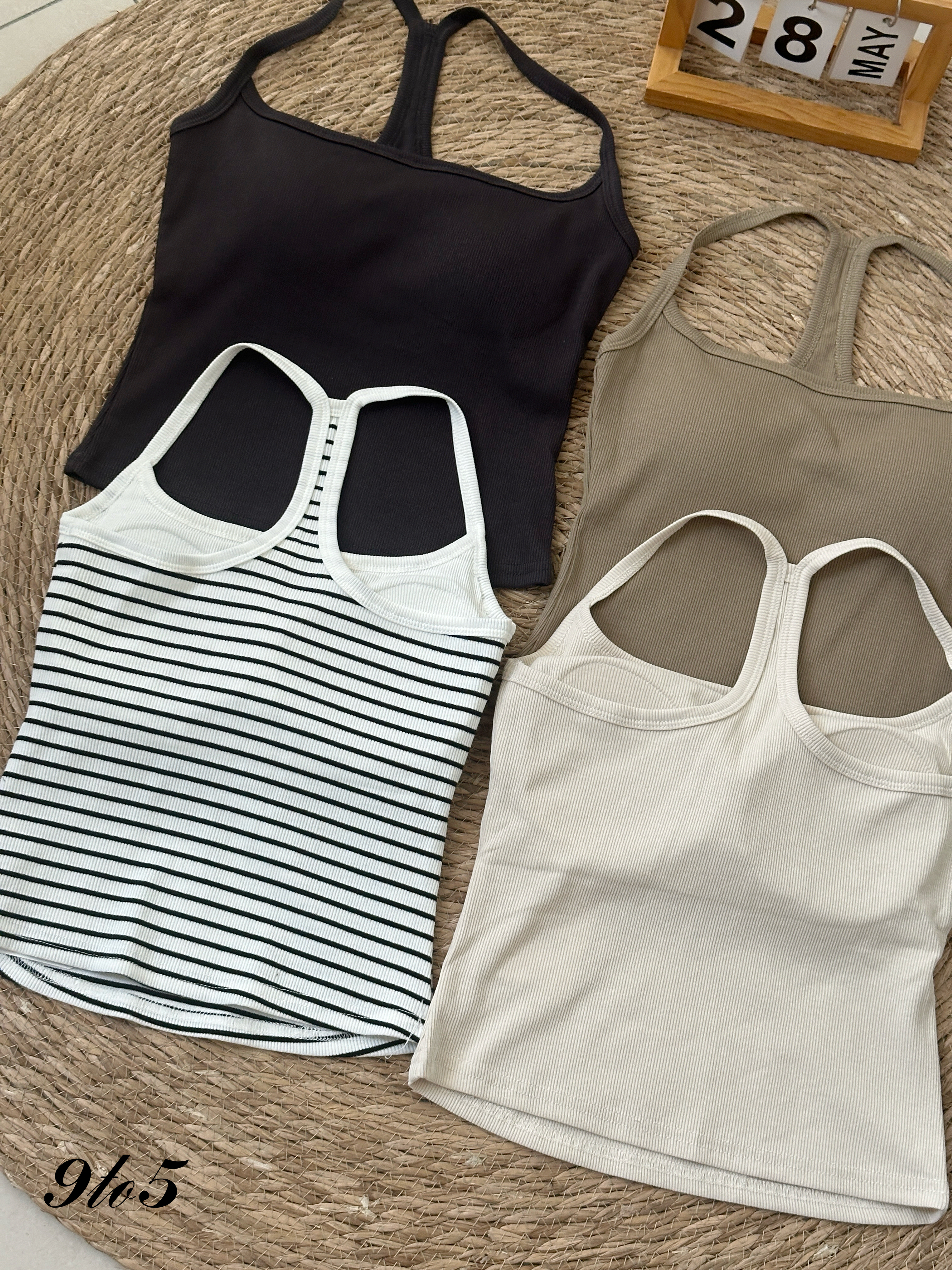 T4206 Halter Neck Bra Top - 4 Colors 