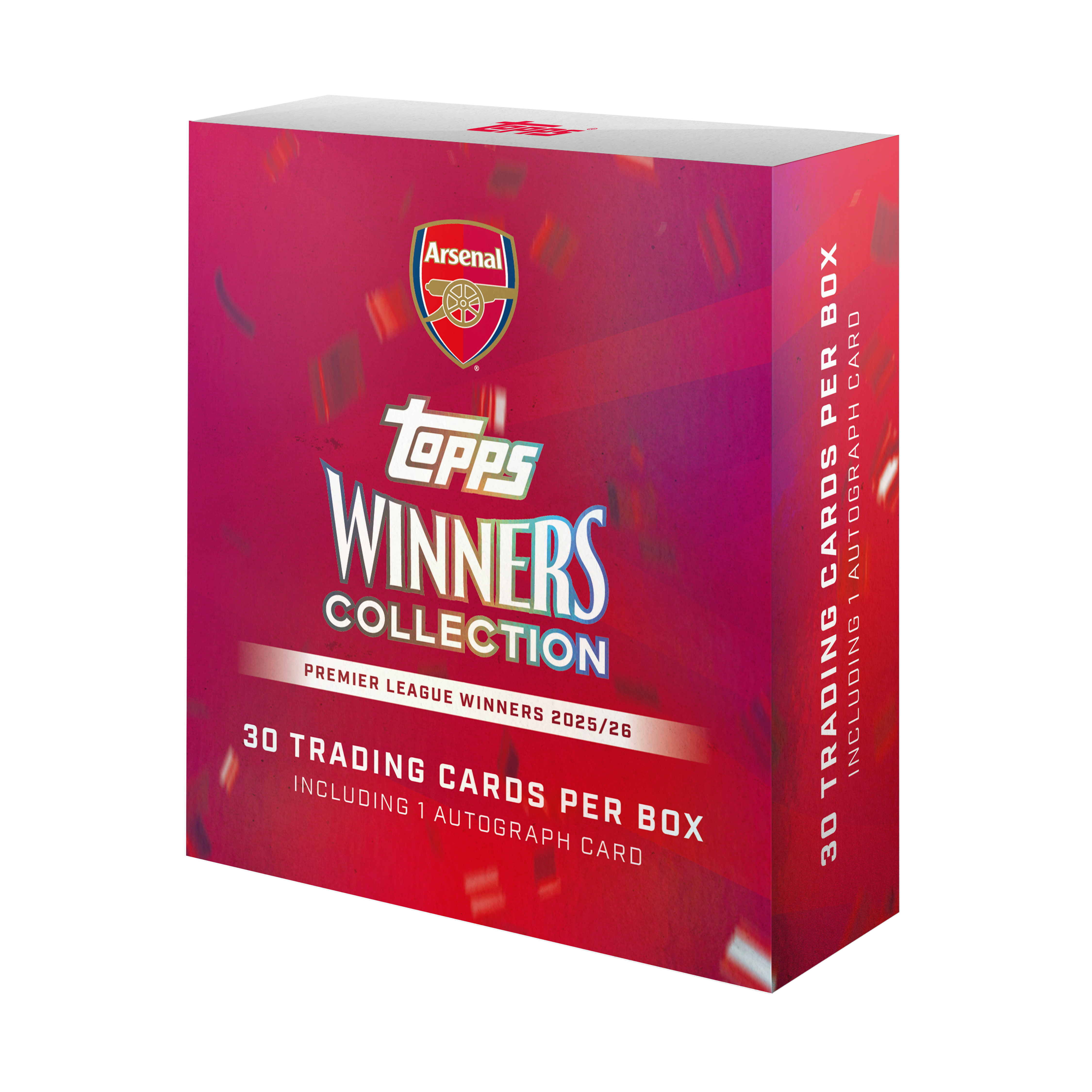 Topps Winners Collection Arsenal 2025/26 英超冠軍珍藏卡盒｜每盒1簽名＋2限量卡