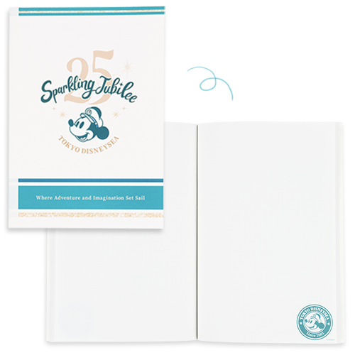 【預訂】DisneySea 25th Sparkling Jubilee - 筆記簿連文件套