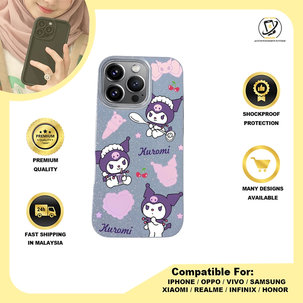 BLING CASE PHONE FOR IPHONE - DESIGN KUROMI E