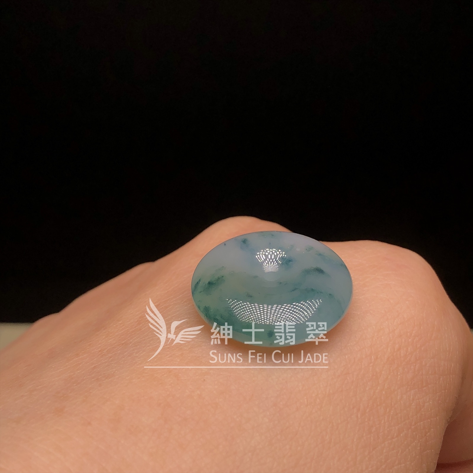 飄花平安扣  B08488