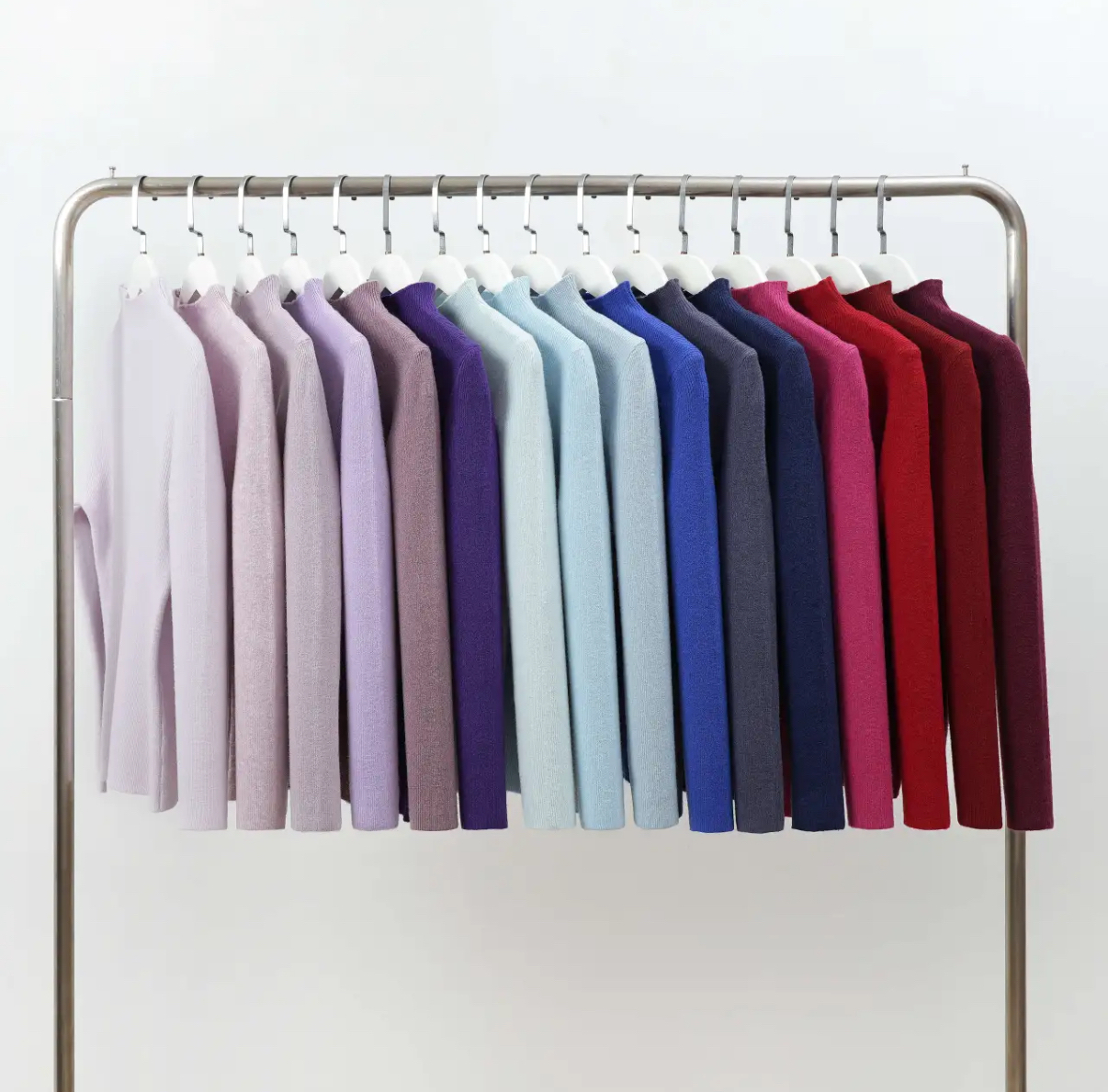 50色💗半高領百搭打底針織上衣🧶