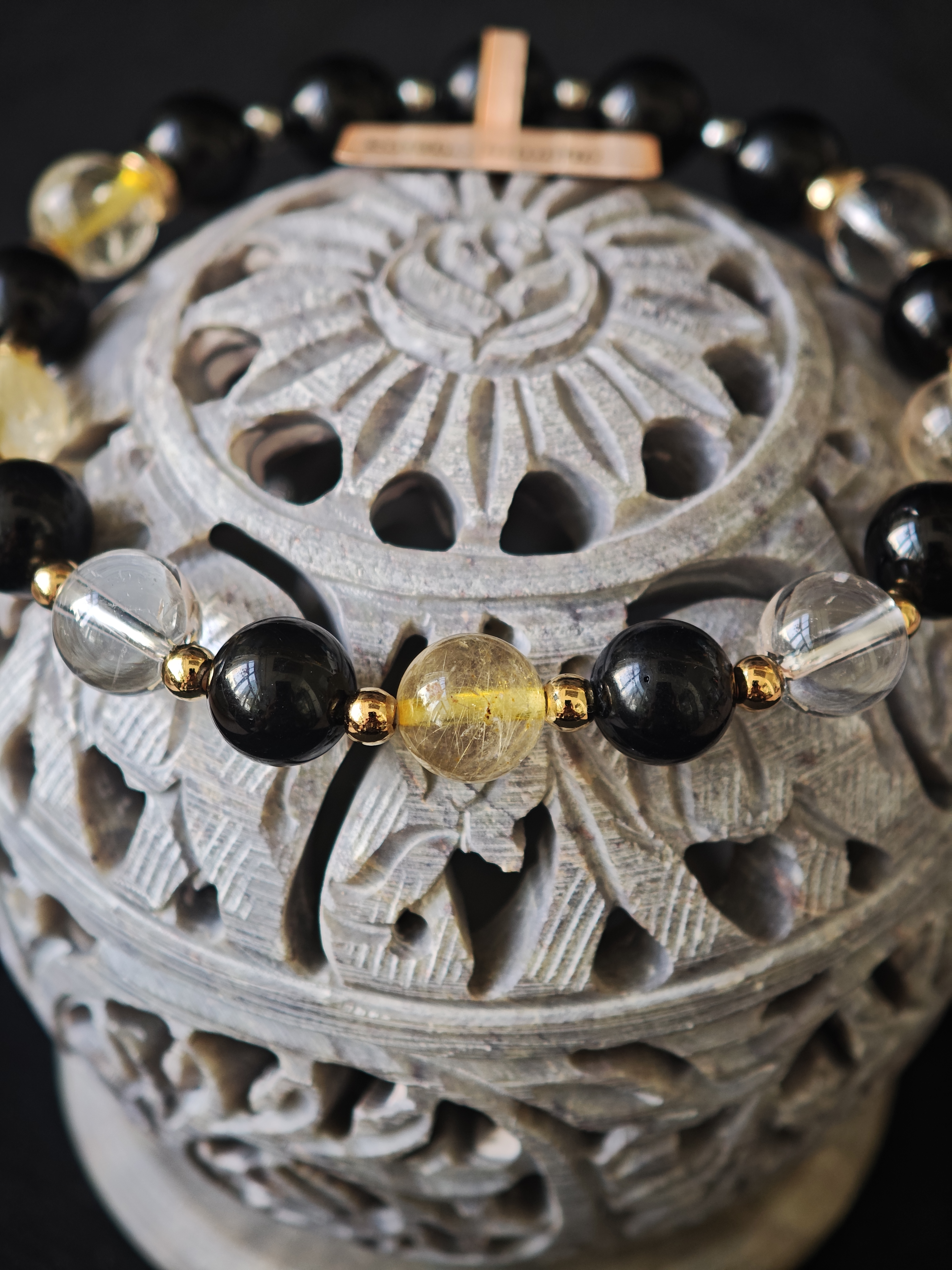 ✨新品DIY水晶手串✨✨🖤黑碧璽✨💛金髮晶✨⚪白水晶✨