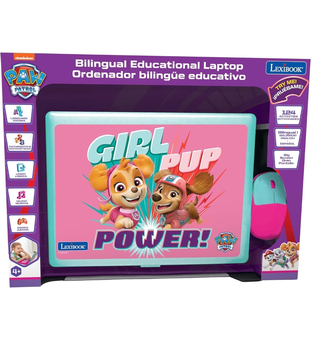 正版 Paw Patrol 兒童學習電腦 Laptop 雙語教育玩具 英文數學啟蒙 香港現貨
