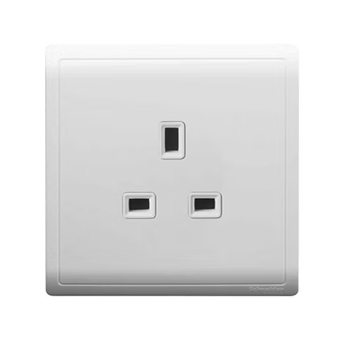 施耐德 Pieno 白 13A單蘇 插座