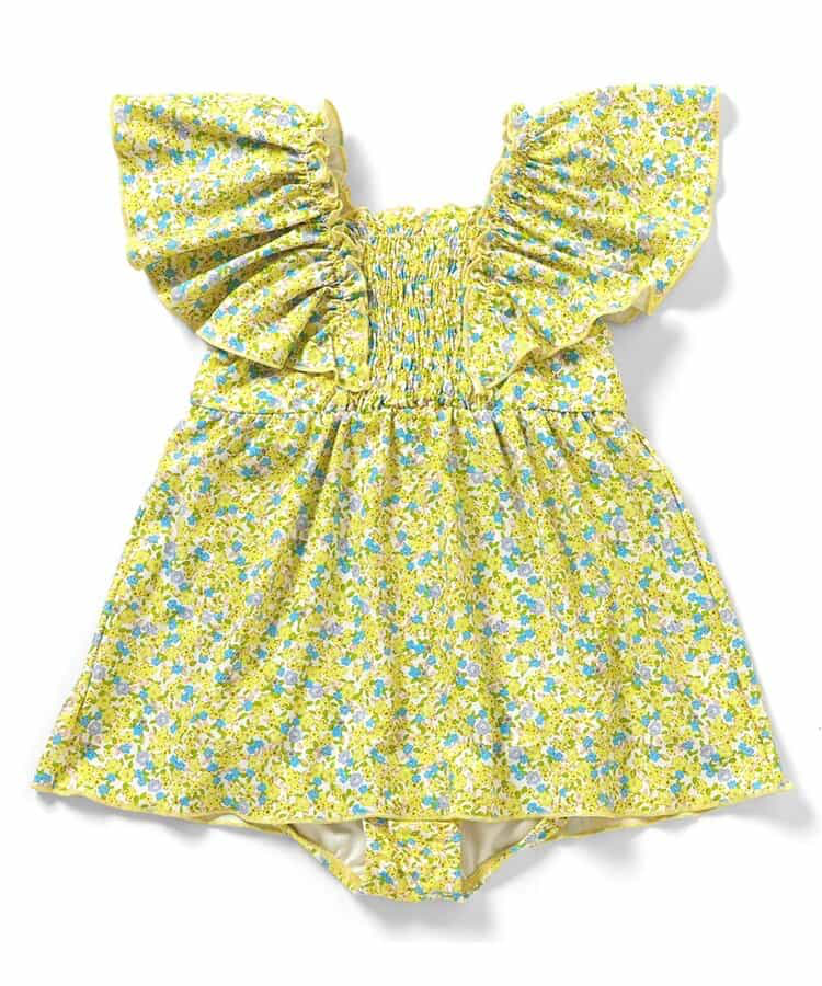 🇯🇵預訂 日本直送🇯🇵Apres les cours六色圖案印花褶皺荷葉邊連身泳衣