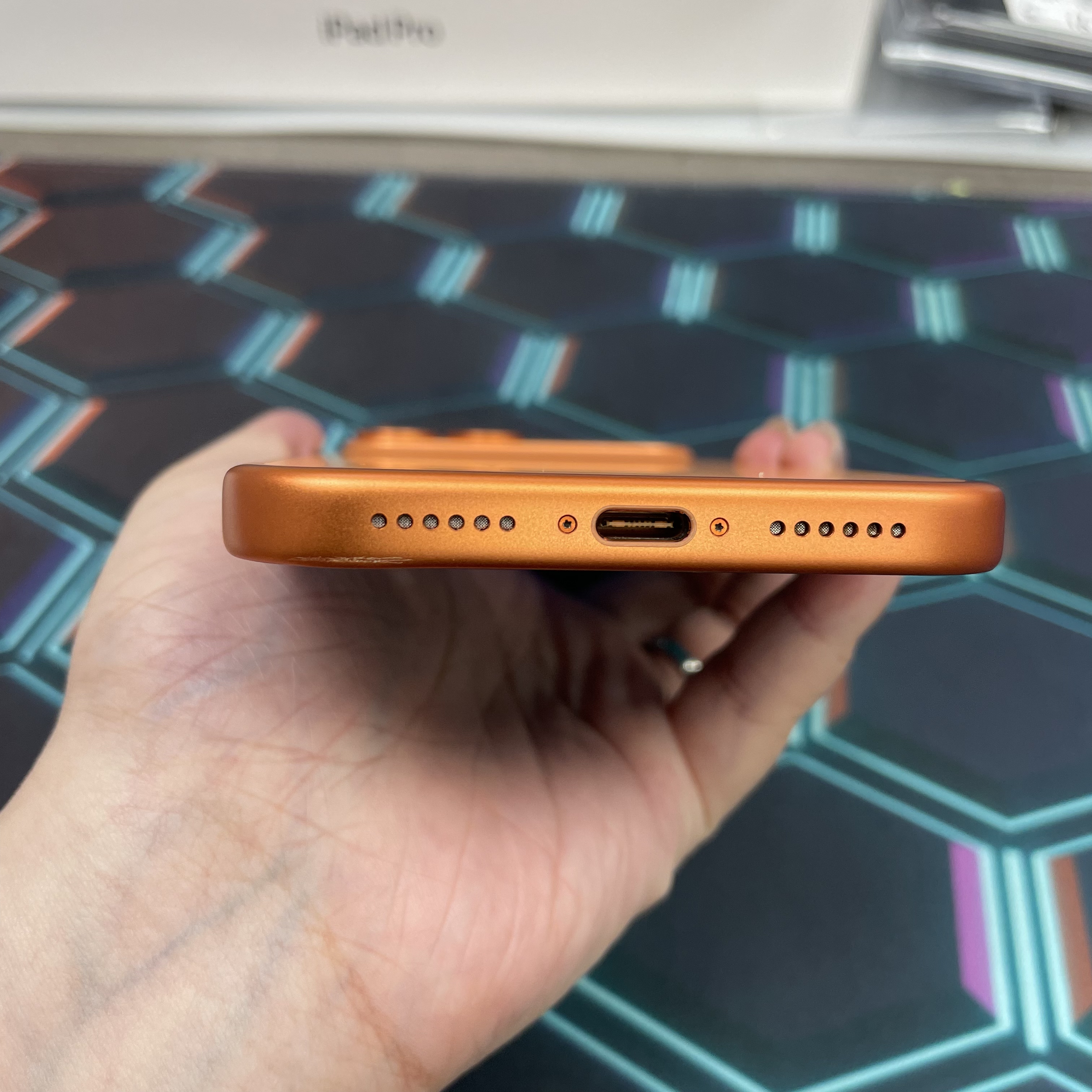 *7727 17 Pro max 完美機 1TB 電98 橙色 orange