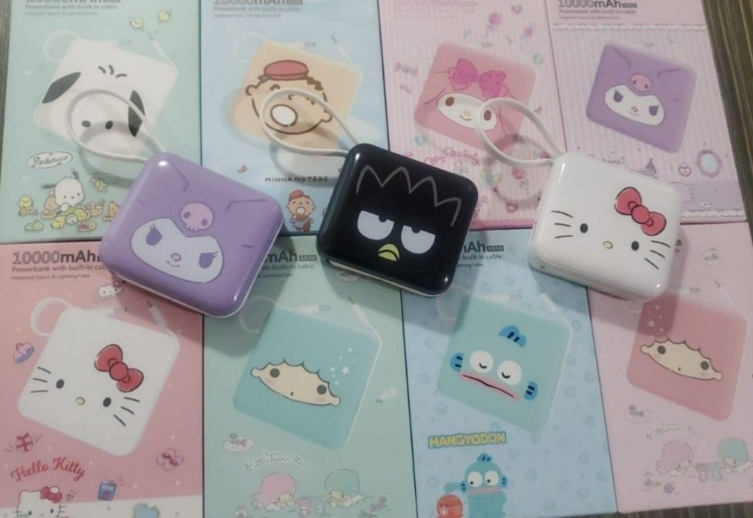 Sanrio 大頭款❤️10000mAh 掛繩powerbank
