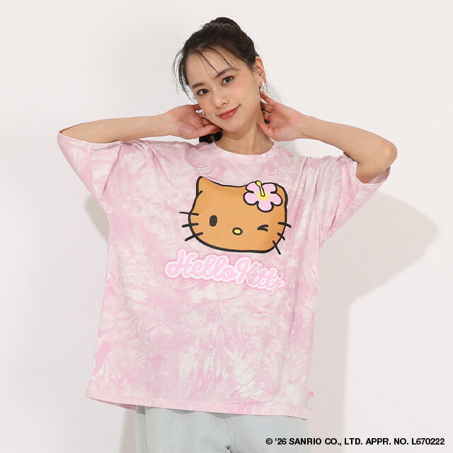 🆕【⭐訂購⭐】 🇯🇵日本直送 🌀#Sanrio 曬黑版❣️#親子裝❣️ 紮染 短袖 tee［2款選］🌀 [ELDA-0201][260522]