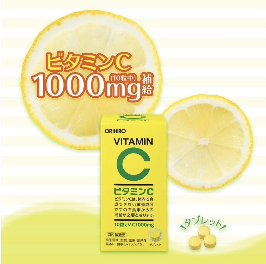 日本ORIHIRO 長效維他命C錠 300錠