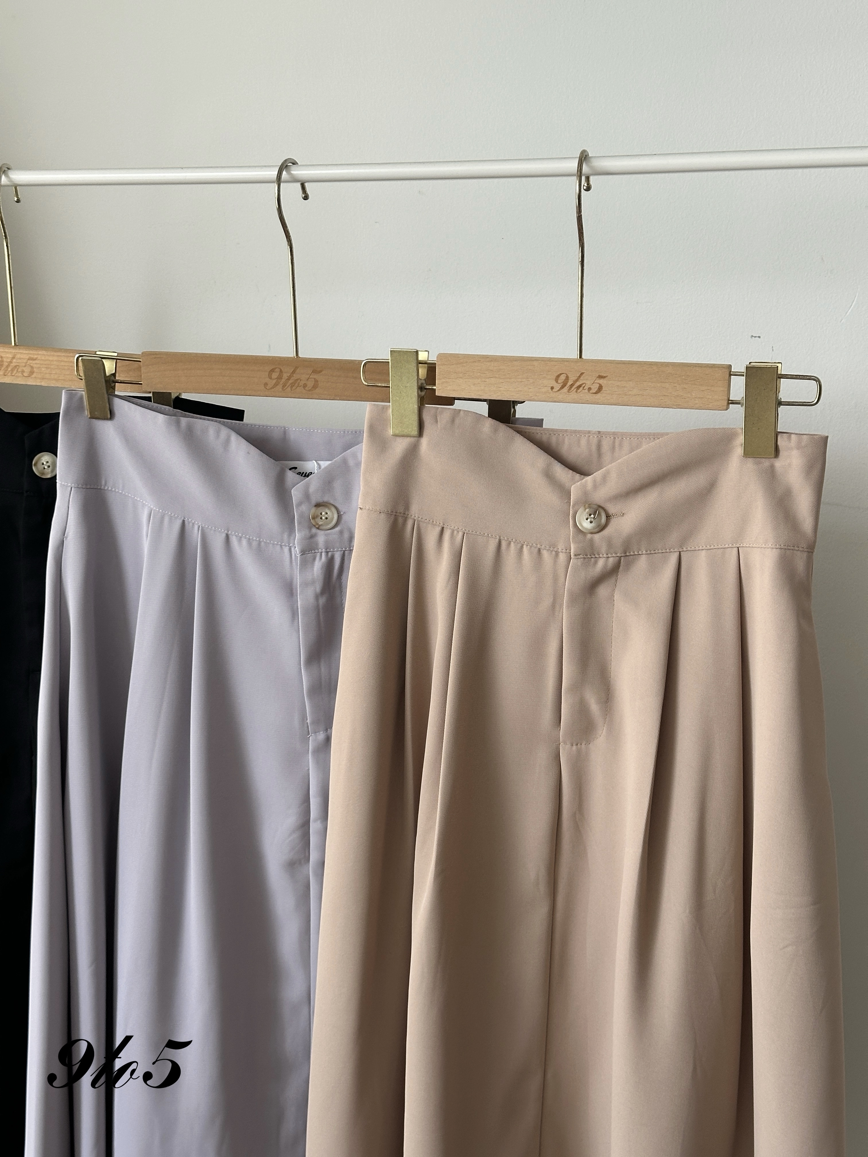 S1833 High Waist A Line Skirt - 3 Colors 