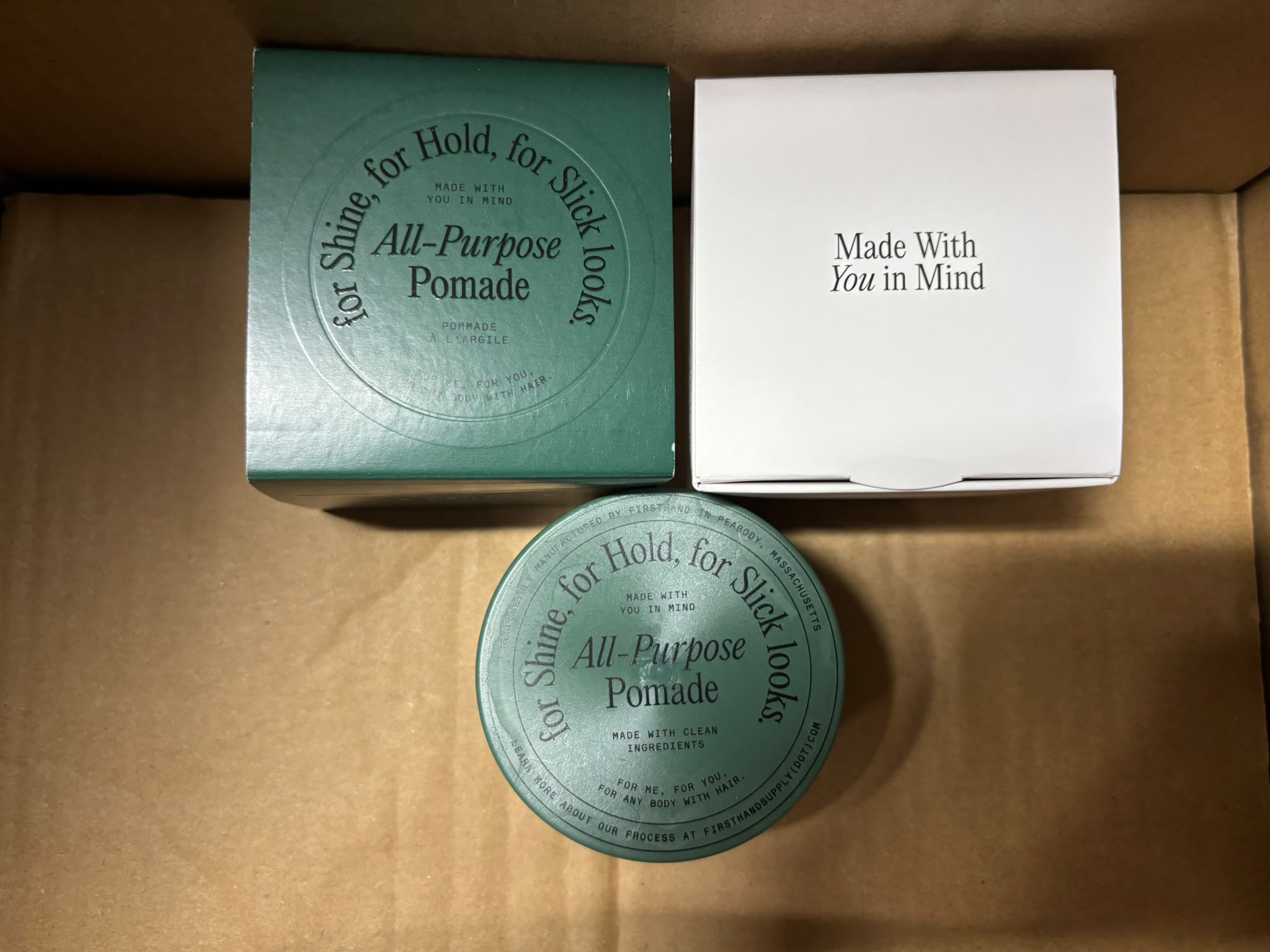 美國 FIRSTHAND SUPPLY | ALL PURPOSE POMADE 全能經典髮油 3oz