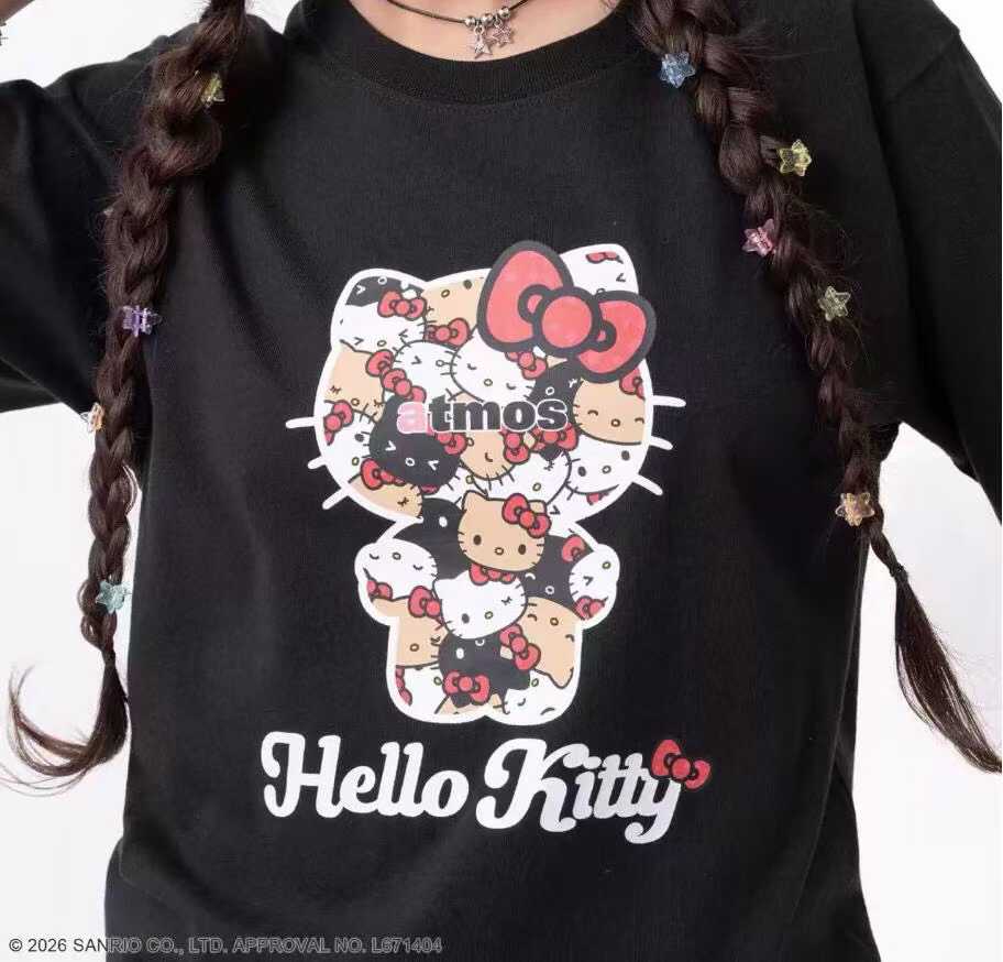 預訂 atmos pink x HELLO KITTY短袖tee [貨號26A619]