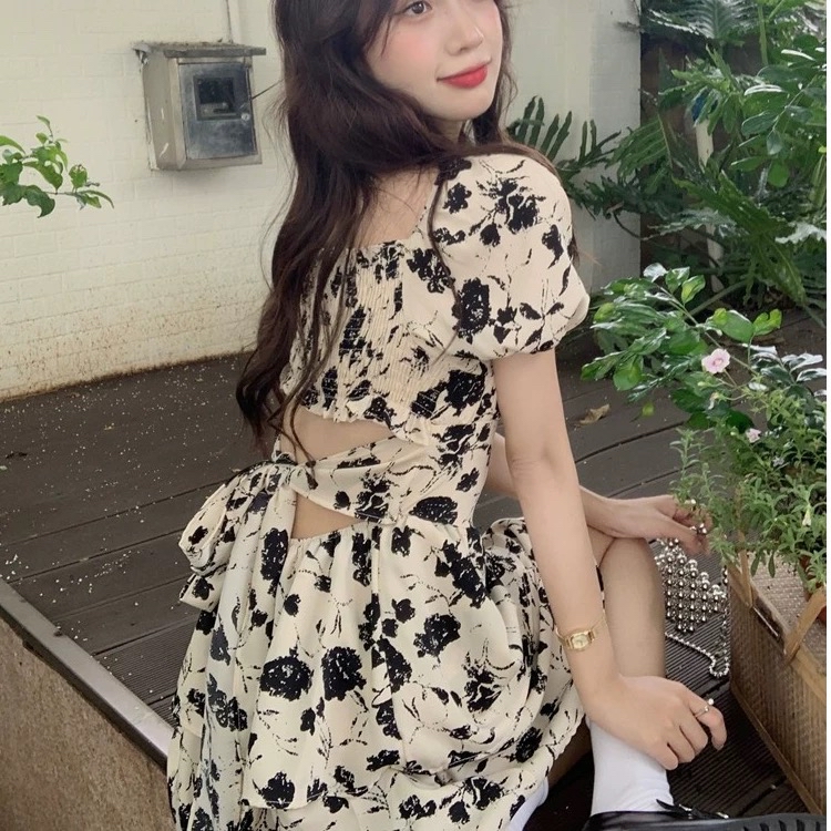 DR277森系碎花裙