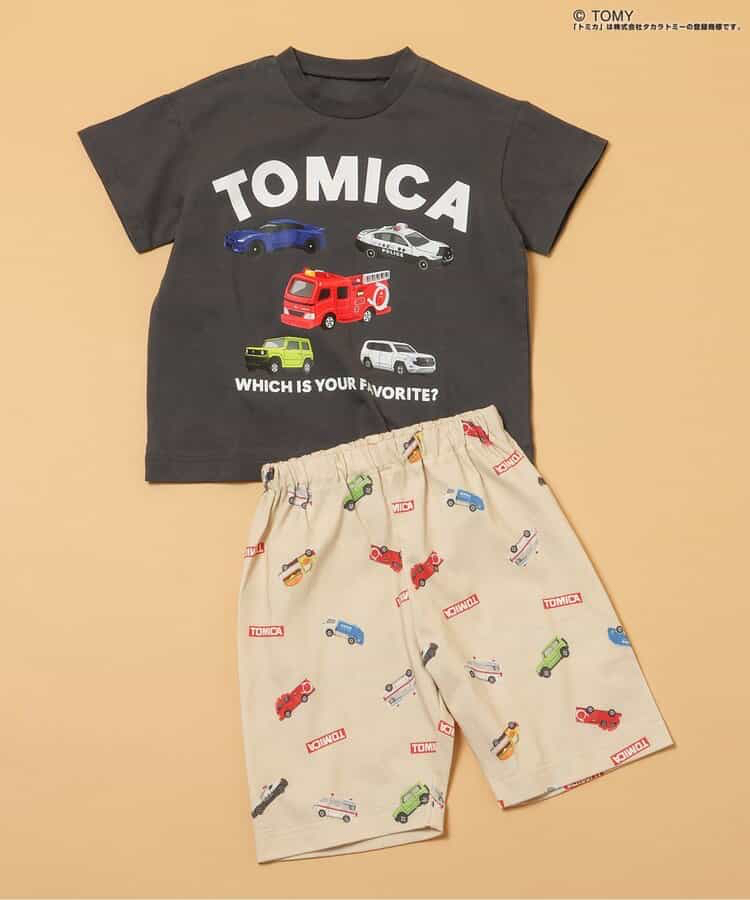 🇯🇵預訂 日本直送🇯🇵Breeze x Tomica系列兩色車車滿印短袖家居服上下套裝