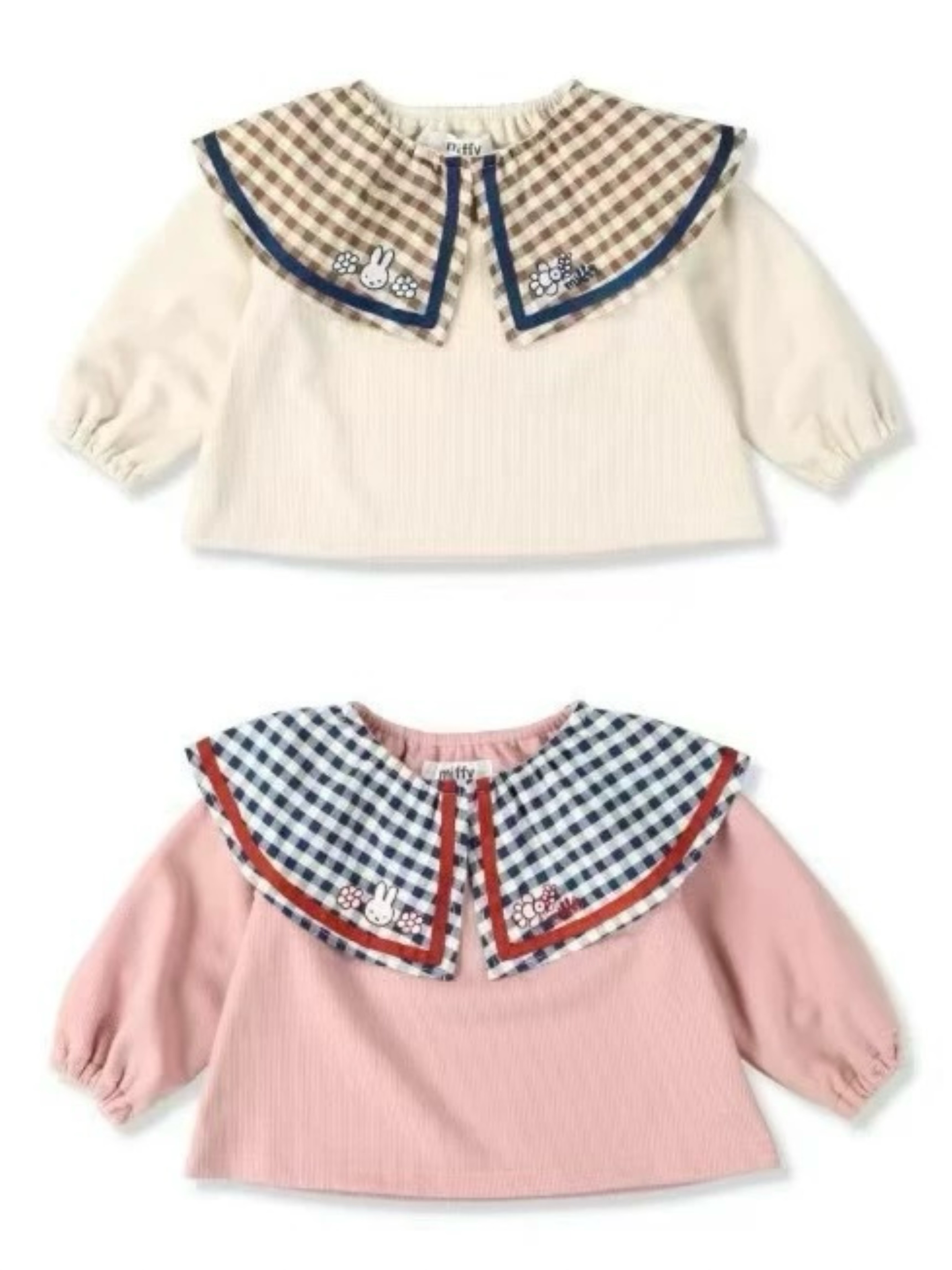 B0113 Miffy 格仔領上衣