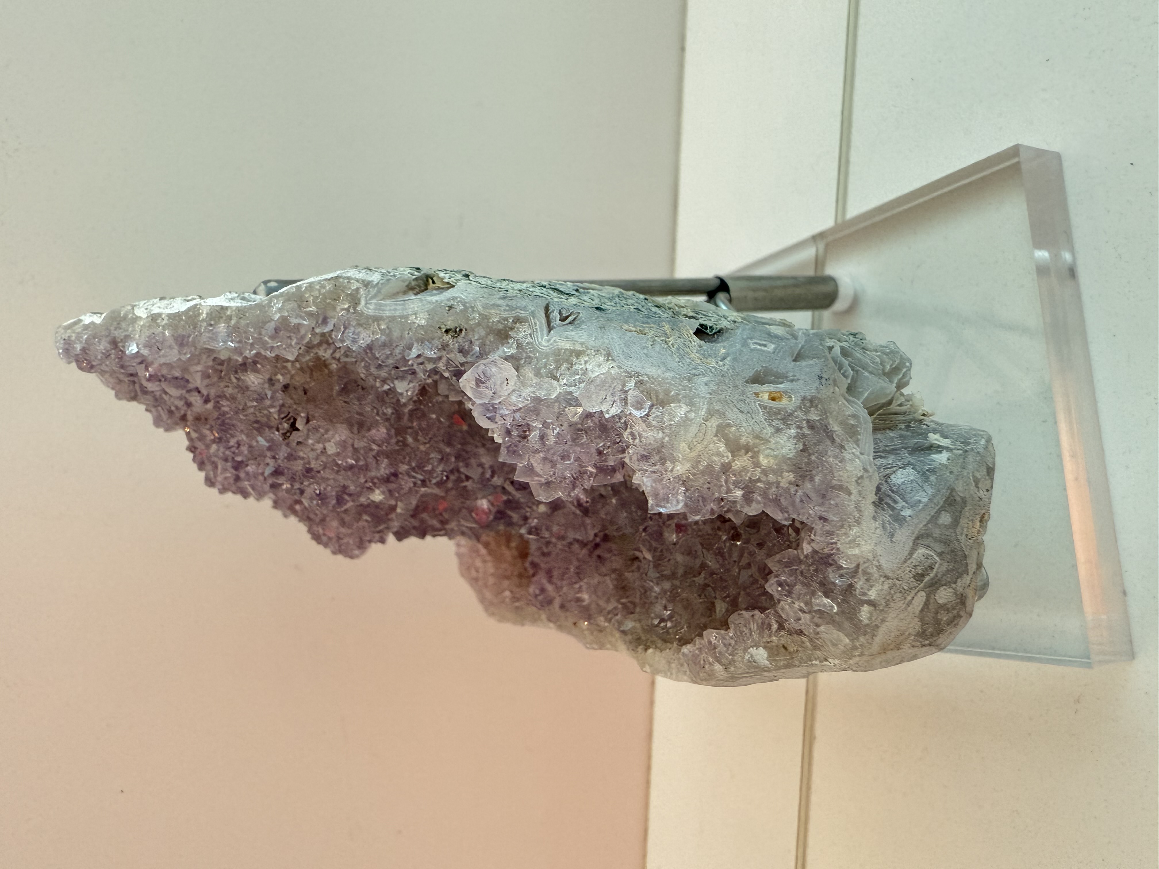 天然原石印度紫晶鎮