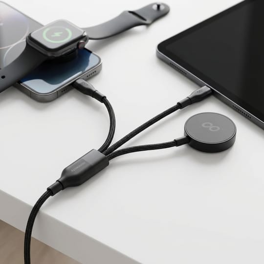 Connecty QuadLink 4-in-1 Charging Cable CC141D [預計8月中出貨]