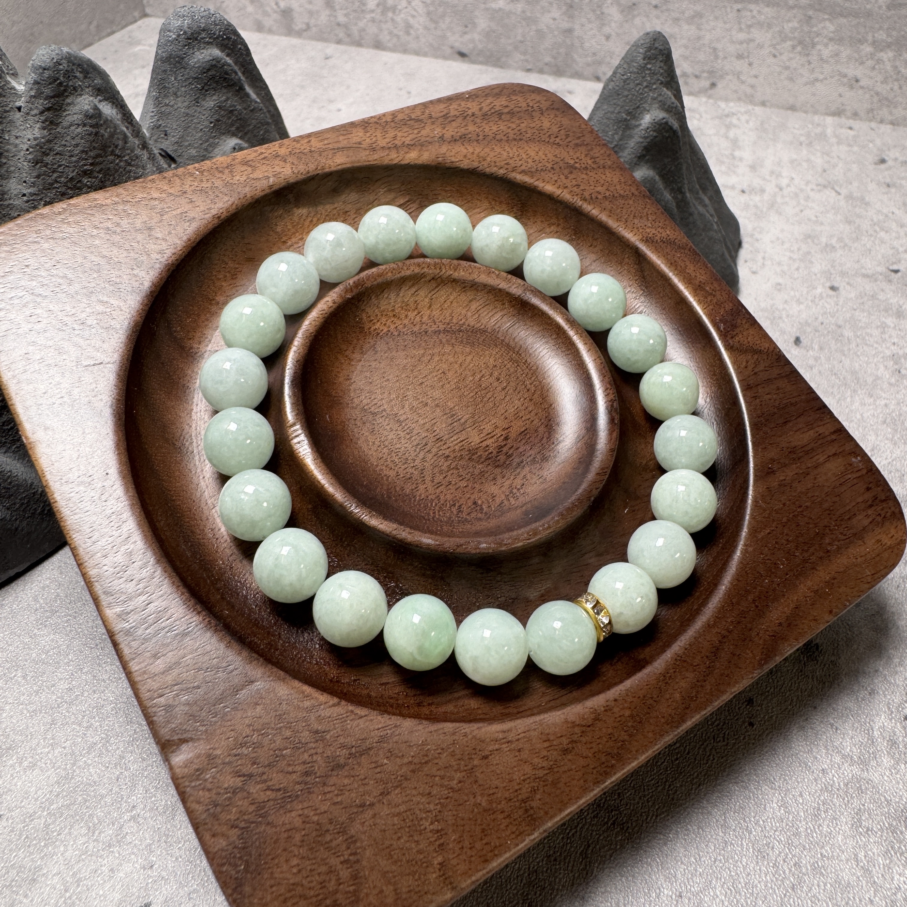 甜果綠翡翠8.5mm手串