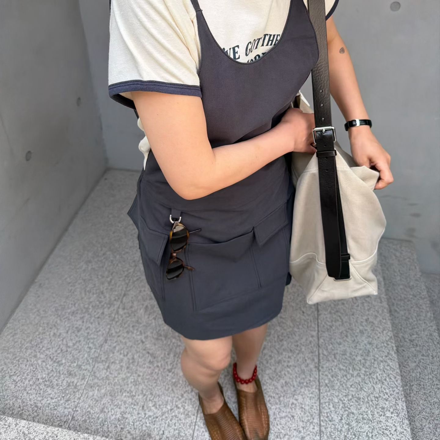🇰🇷東大門女裝 | 吊帶工人裙