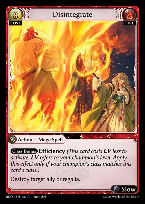 Disintegrate / RDO-180 (R)