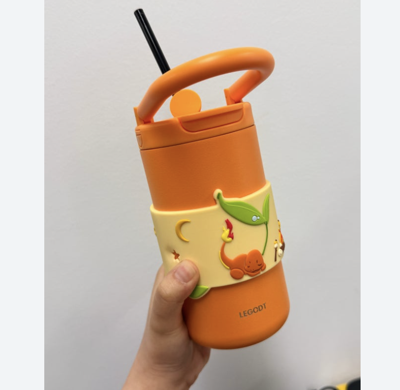 韓國 LEGODT X Pokemon 可拆卸 手提環 不銹鋼 保冷 保溫瓶414ml｜Loop Tumbler Module 