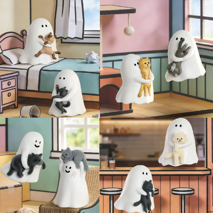 Ghody貓幽靈夜光公仔