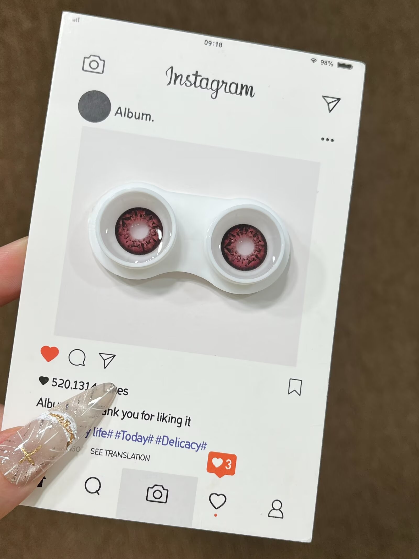 Hancon 日拋6片裝 伯爵黑鑽/鴿血紅鑽