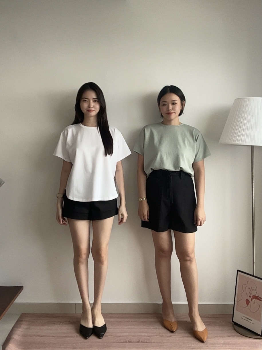 T4393 Oversized Button Tee - 4 Colors 
