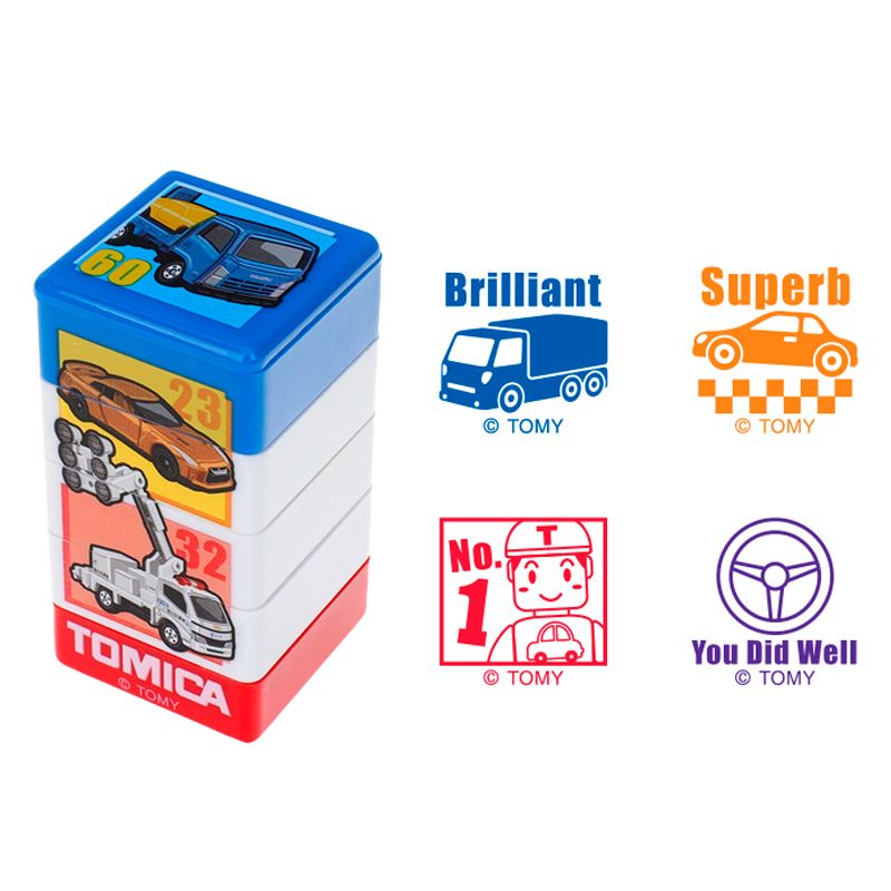 Tomica 4-In-1 Stamp 4合1原子印