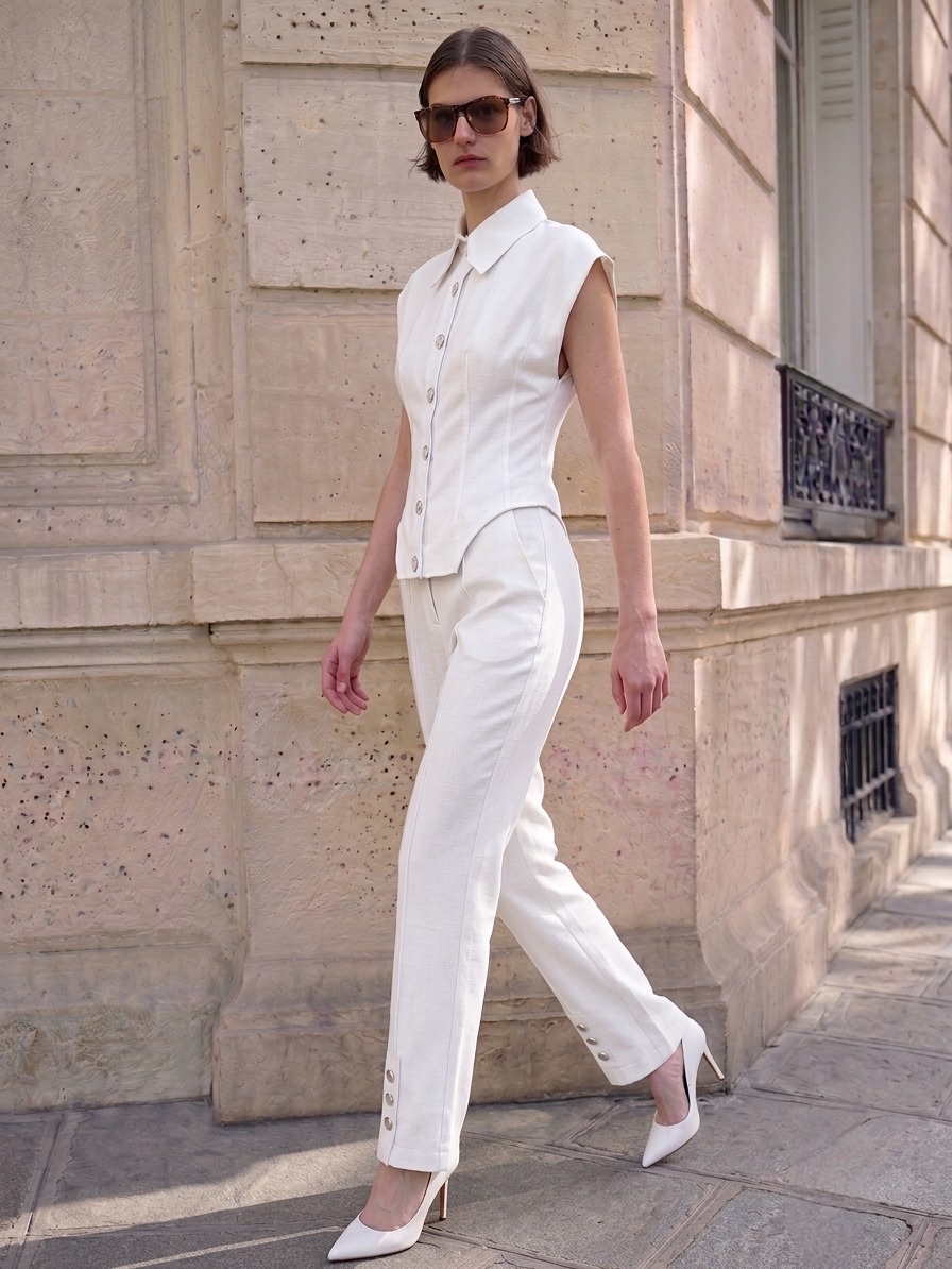 E8268BB Parisian Tailored Top