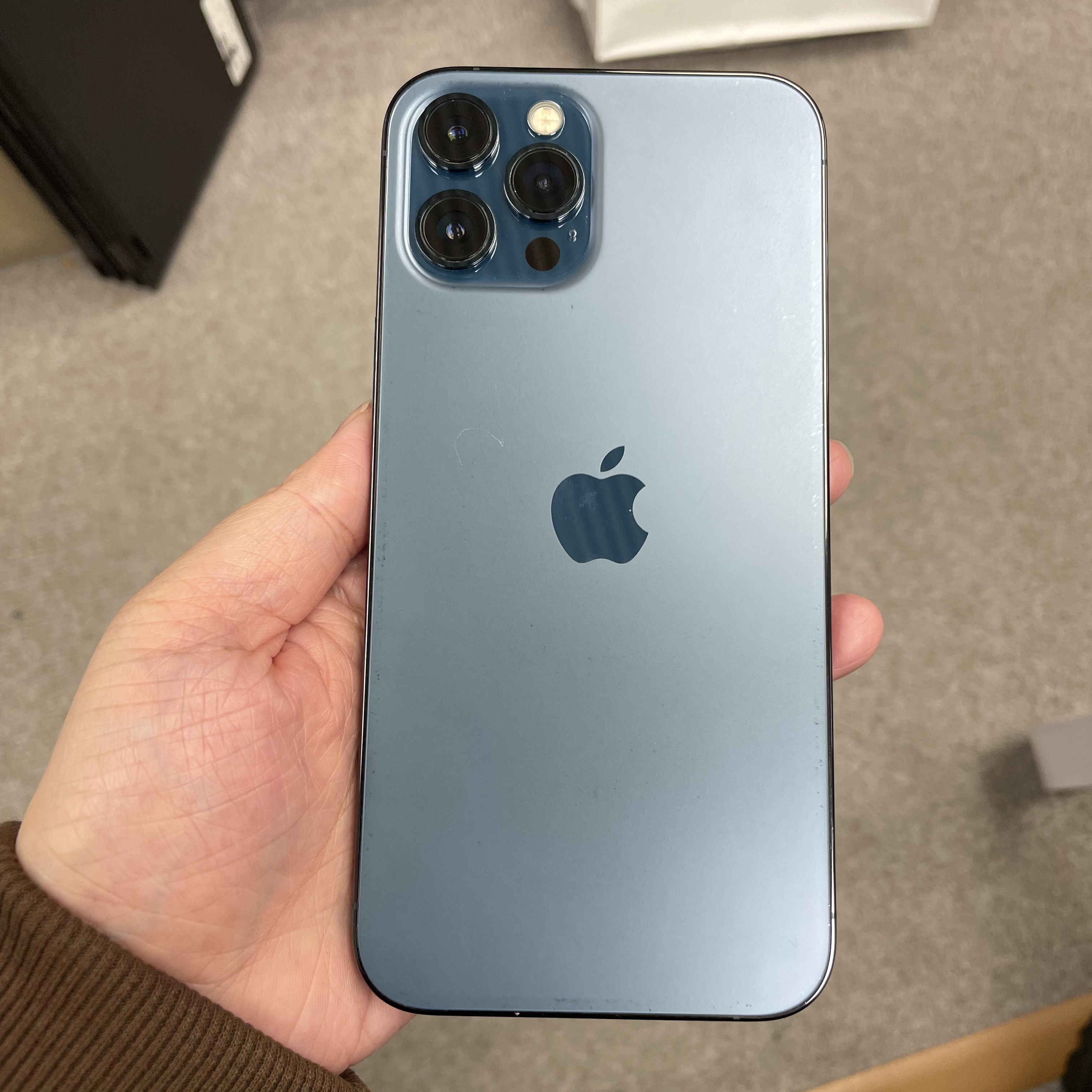 *5777 12 Promax 超靚機 256GB 電76 藍色 blue