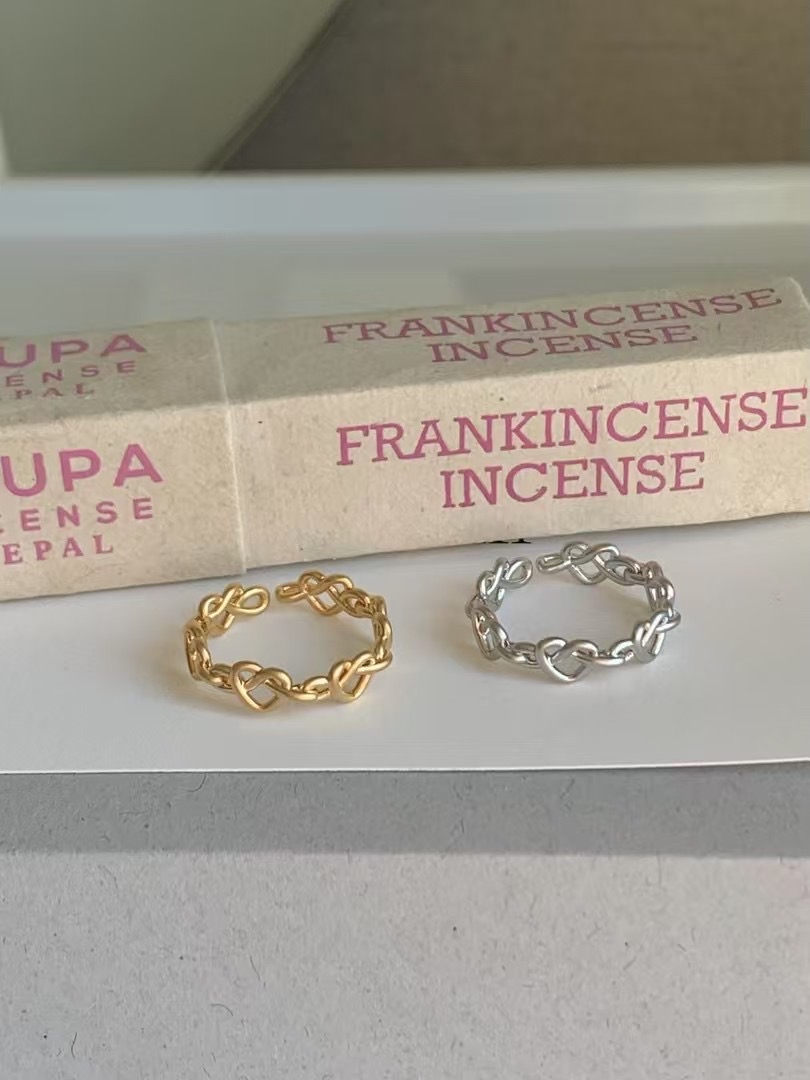 【 💍 | 韓國製！心形環扣戒指💭🤍】Heart 2 Heart Ring(兩色入)