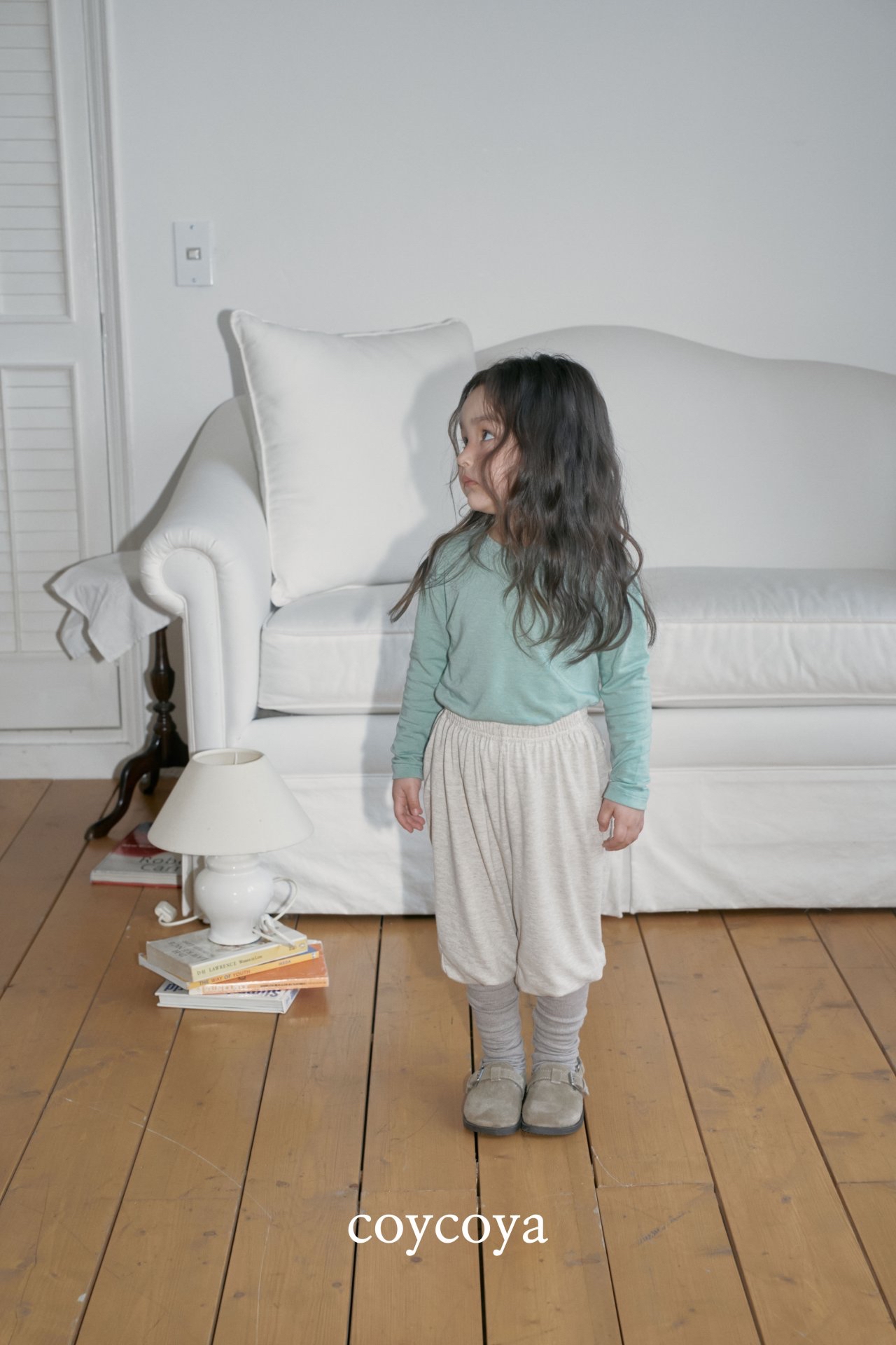 🌸預訂 韓國直送🌸🇰🇷COYCOYA兩色腳套寬鬆長褲