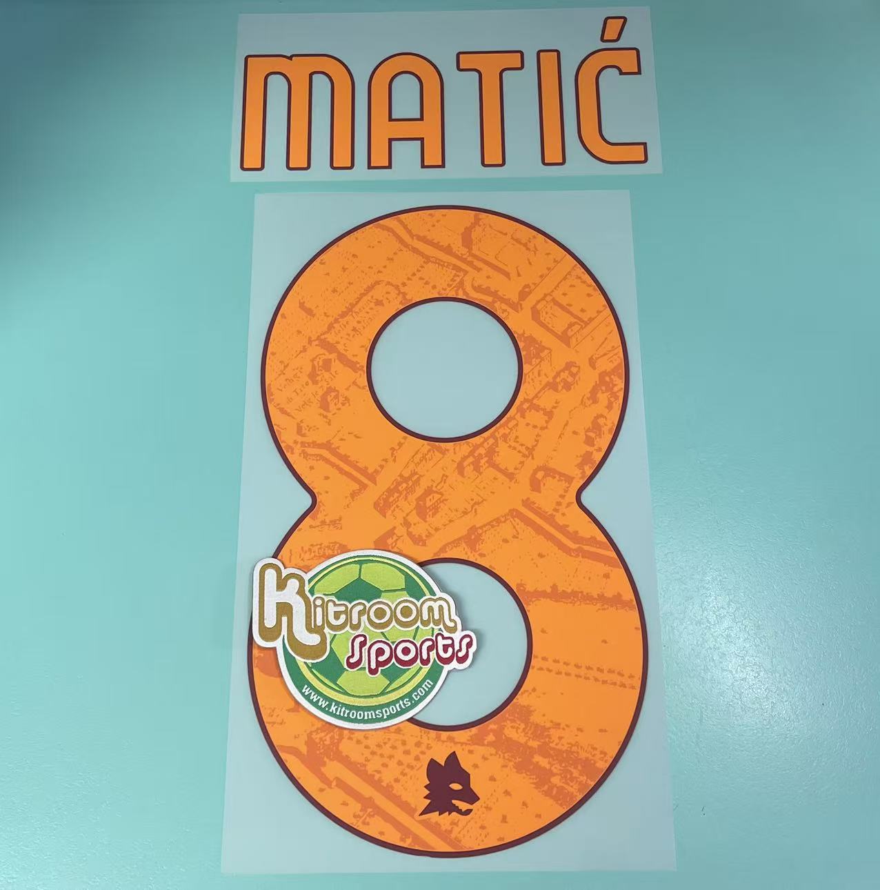 2023-24 Roma Home Nameset #8 MATIC