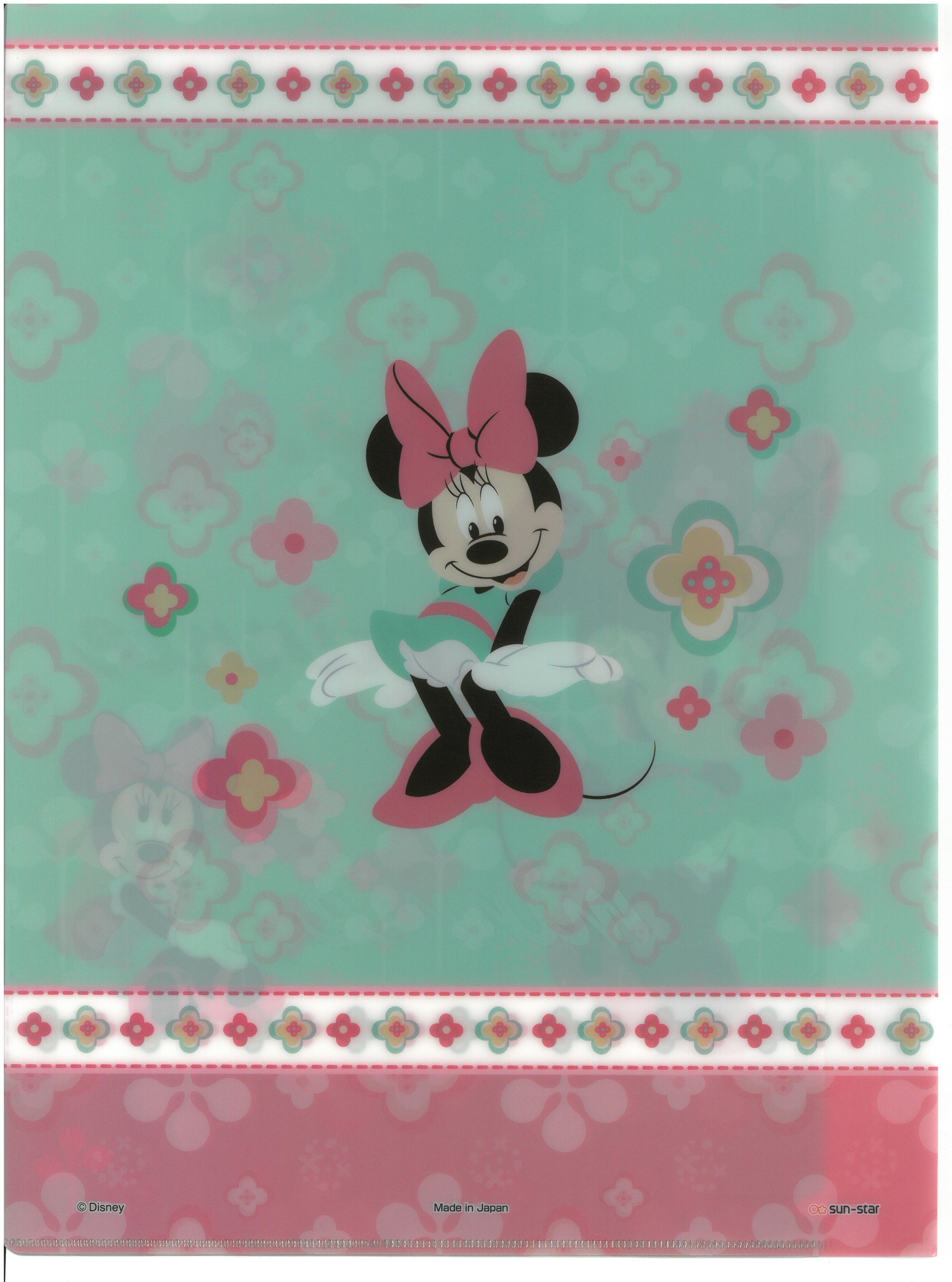Minnie Mouse A4 雙開文件夾   (2129-760)