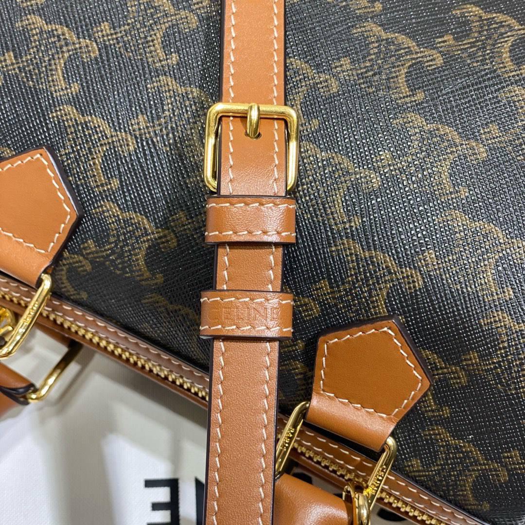 🔥大货实拍图 𝗖𝗘𝗟𝗜𝗡𝗘♥𝗧𝗥𝗜𝗢𝗠𝗣𝗛𝗘 𝗖𝗔𝗡𝗩𝗔𝗦小号波士顿 型号：197582 尺寸19.5*14*7cm