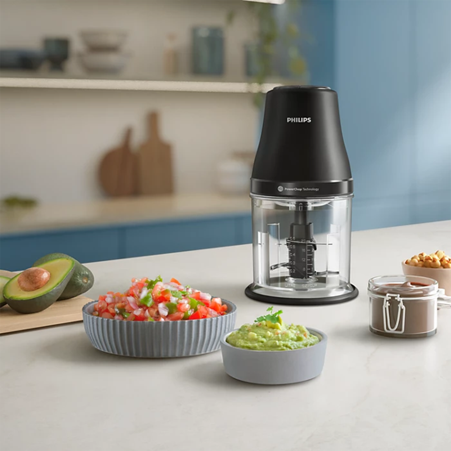 Philips Food Chopper 1.0 L HR1501/00