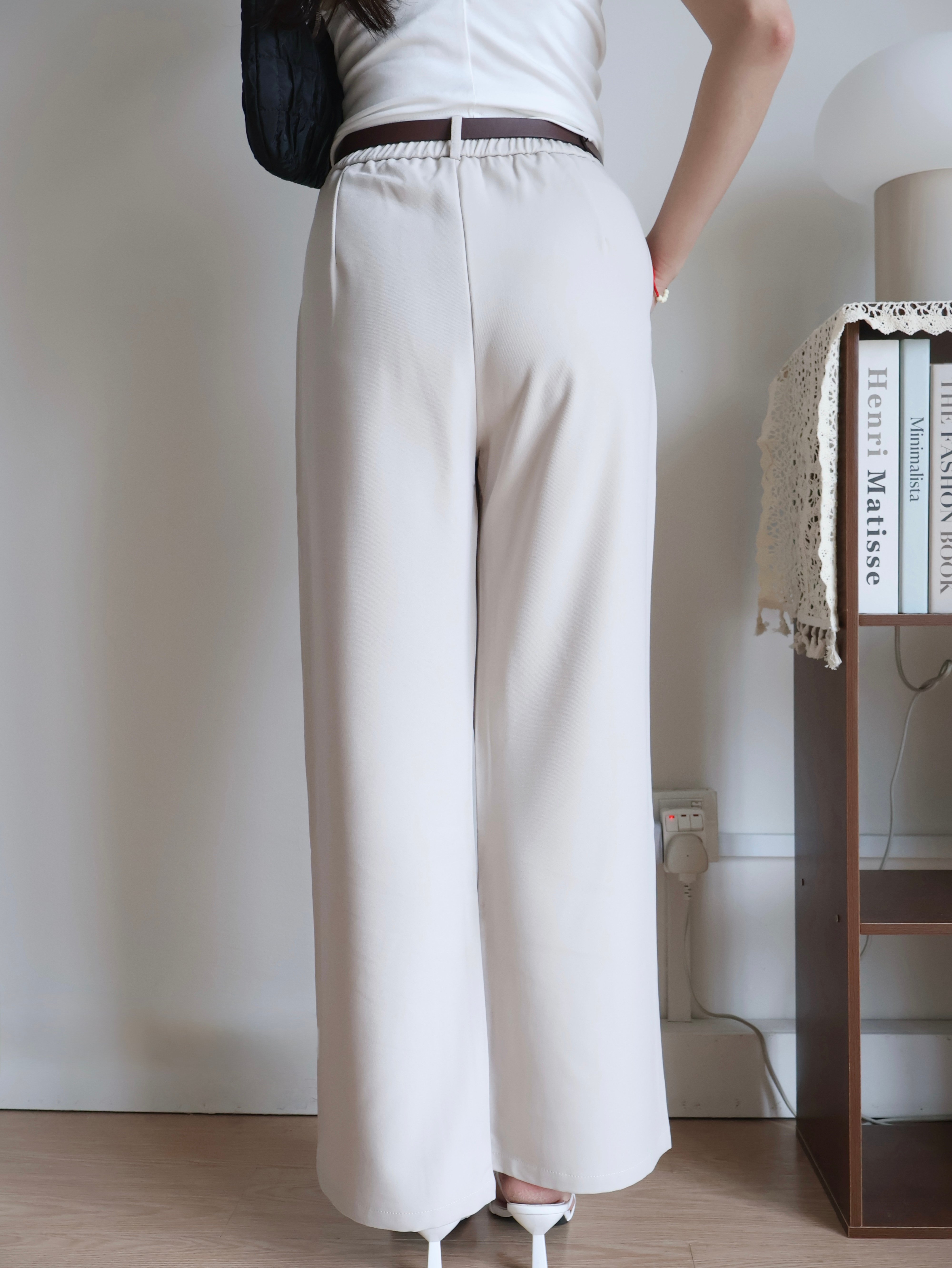 Joice Suit Pants | Cream