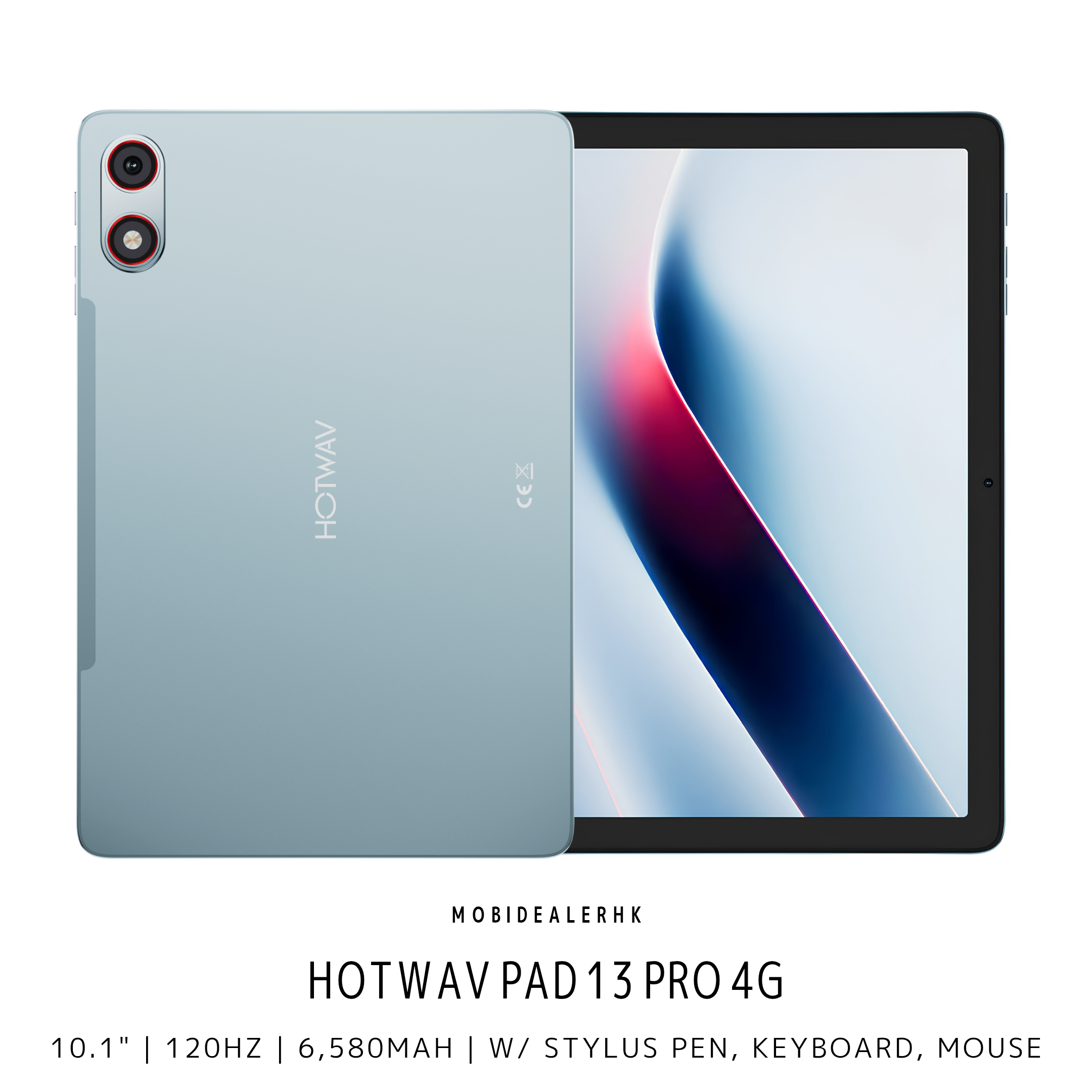 Hotwav Pad 13 Pro | 4G | 平板電腦 | 10.1" | 120Hz | 6,580mAh | 送觸控筆、無線鍵盤、滑鼠