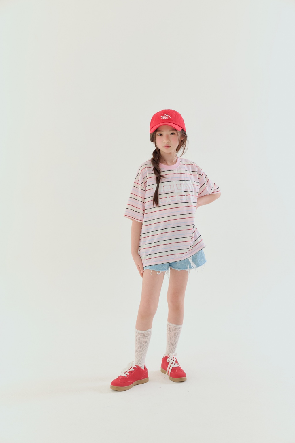   【預訂】 韓國直送 南大門童裝 條紋上衣