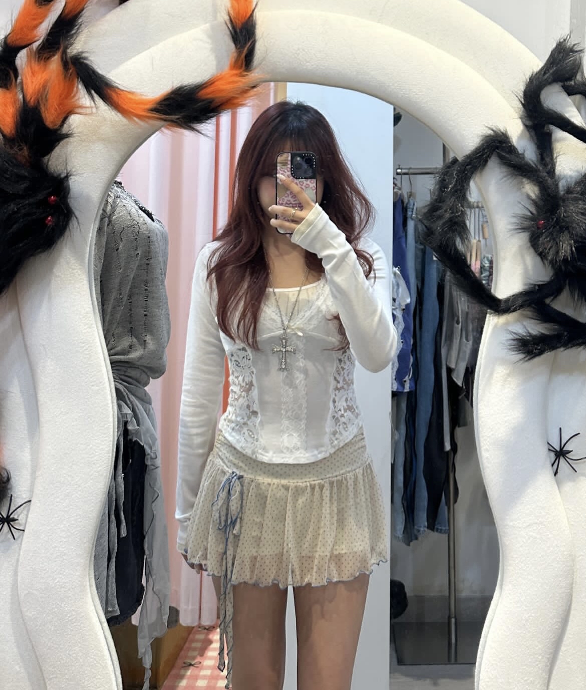 已售罄❌超靚🎀韓國Lacy兩層蝴蝶結Top