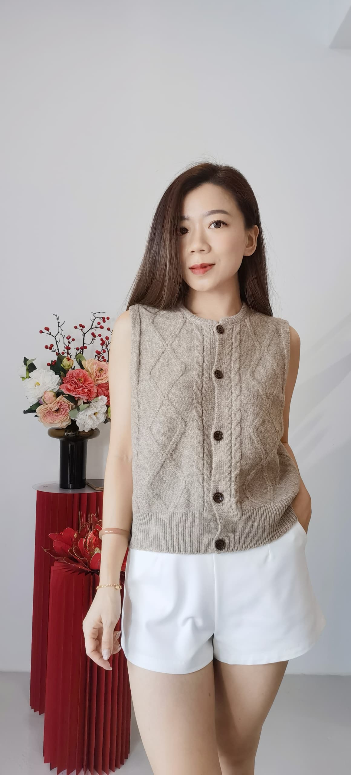 323021 PREMIUM KNIT BLOUSE