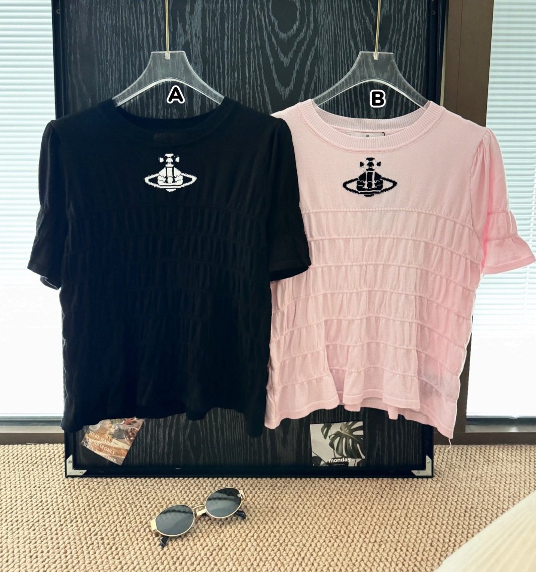 Vivienne Westwood 皺摺花邊修身短袖Tee