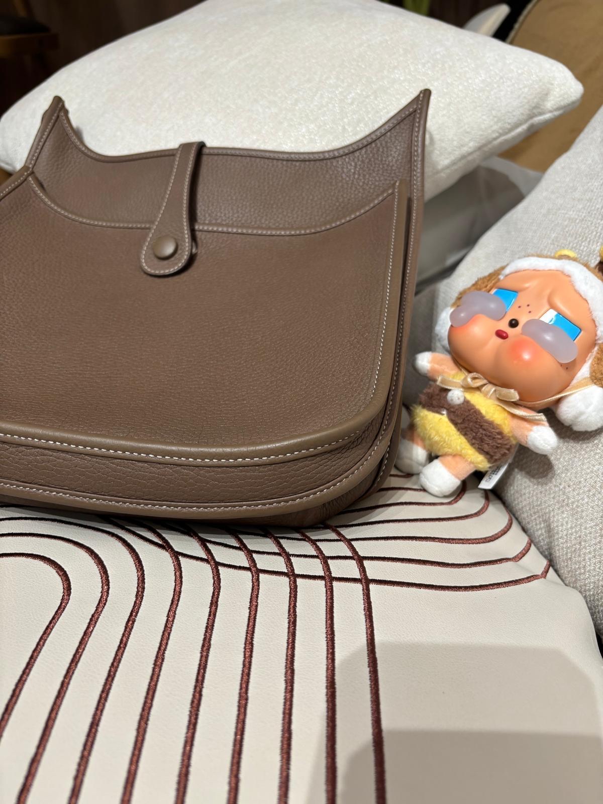 Hermes Evelyne 29 大象灰銀扣 Stamp D 100%Authentic, 98%New ✅Dust bag